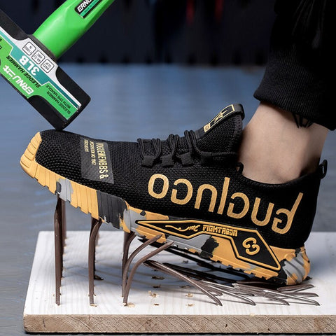 Breathable Men Work Safety Shoes