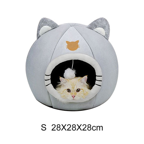 Cat Deep Sleep Winter Bed