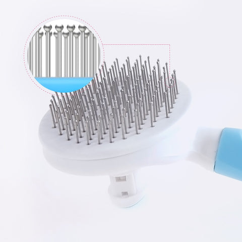 Cat Dog Stainless Steel  Hair Brush