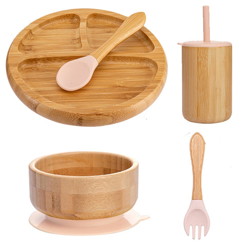 Baby Food Bamboo Tableware