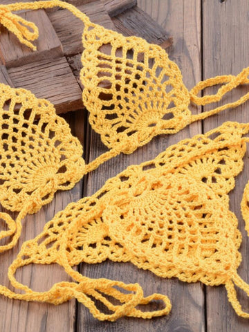 Handmade Crochet Micro Bikini Set