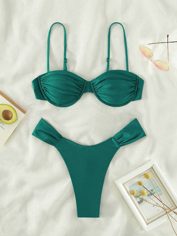 Women String Bikinis Push Up Swimwear