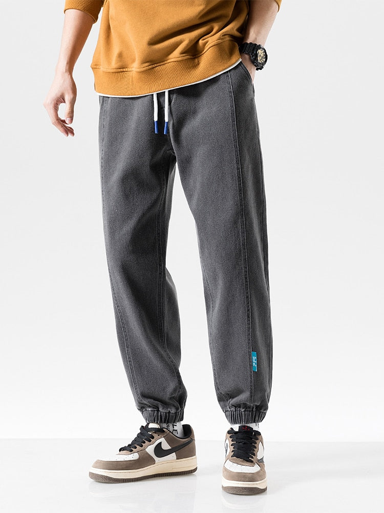 Spring Summer Black Blue Baggy Jeans