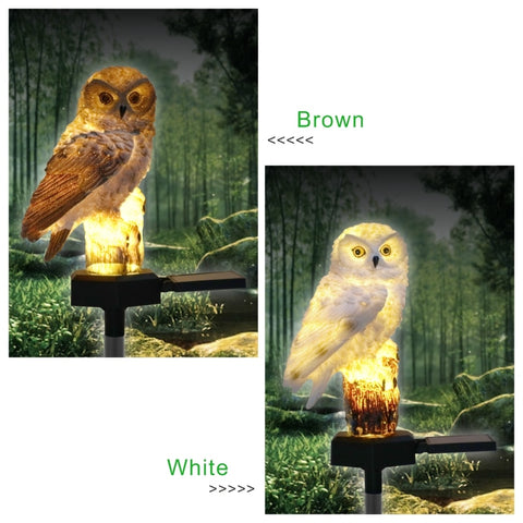 Garden Solar Owl Light