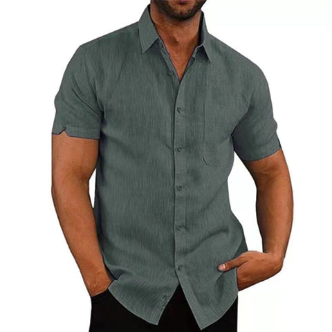 Summer Cotton Linen Shirts