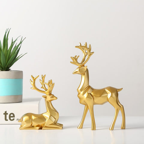 Deer Statue Reindeer Figurines