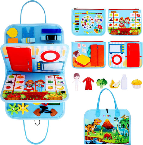 New Montessori Busy Board Toddlers Travel Toy