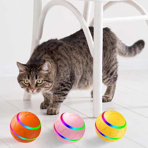 LED Self Rotating Ball Cat Toy
