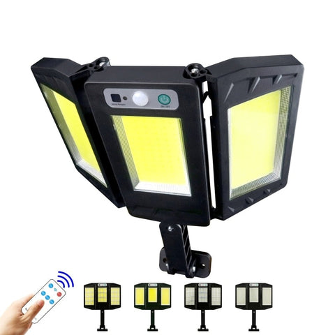 LED 3 Head Motion Sensor Solar Street Light