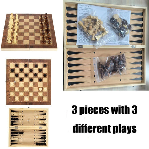3 In 1 Board Party Dice Chess Games