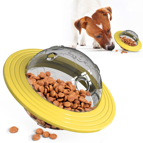 Dog Fun Flying Saucer Food Ball