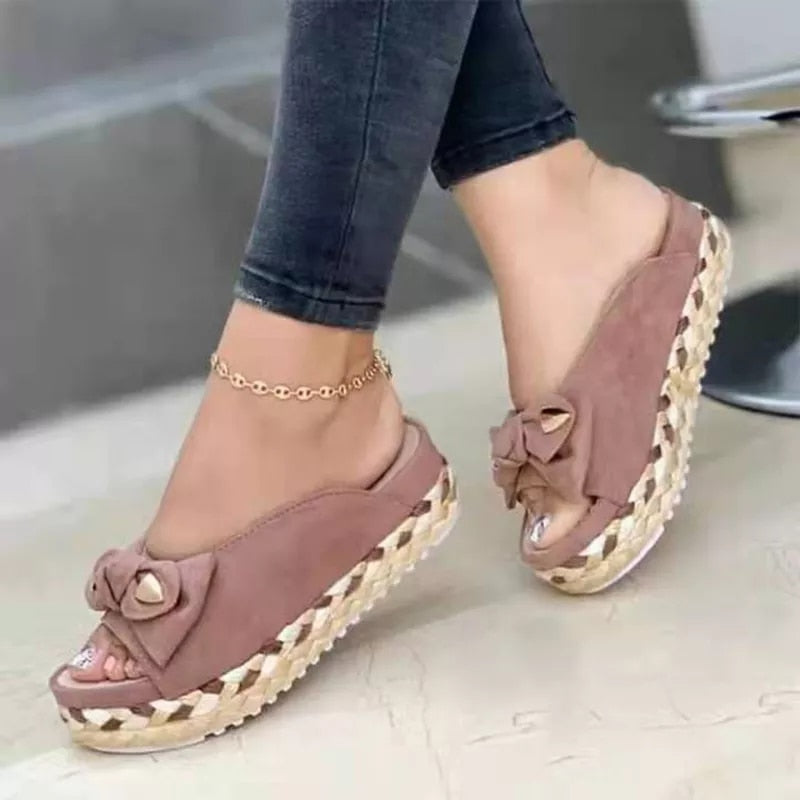 Women Bowknot Casual Sandals