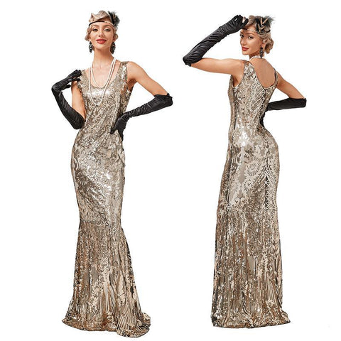 Women Mermaid Cocktail Evening Dress