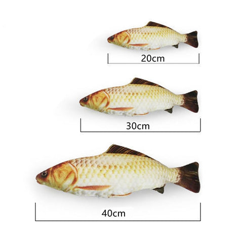 Cat 3d Fish Simulation Soft Plush Toy