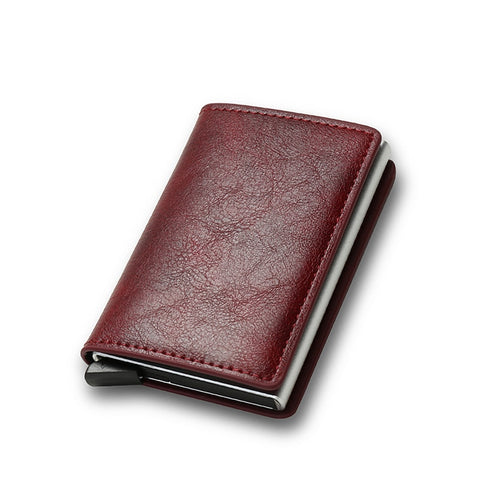 Men Leather Minimalist Wallet