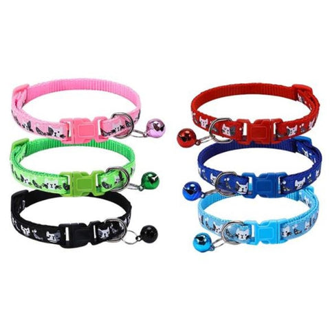 New Cat Colorful Pattern Cute Bell