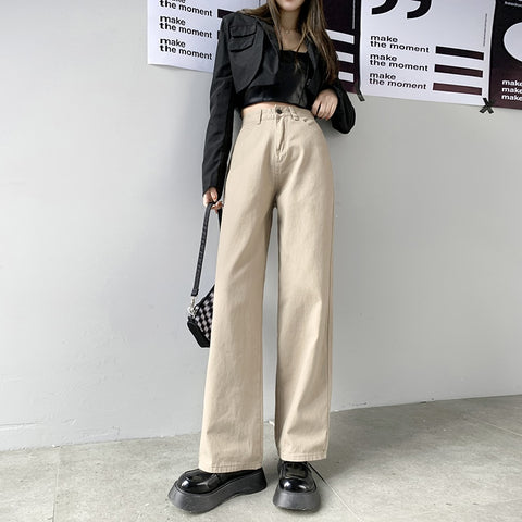Women High Waist 2022 Trend Denim Pants