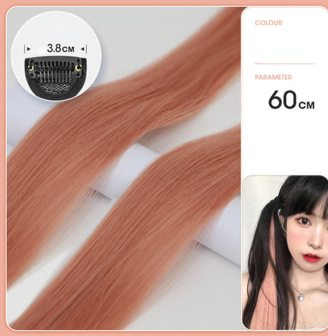 Long Straight Hanging Ear Wig Clip