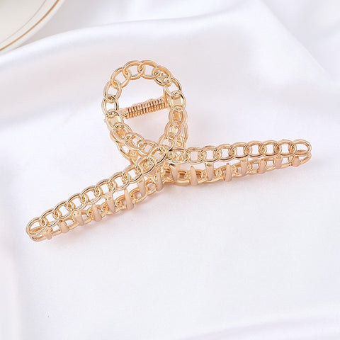 Women Metal Geometric Hair Claw