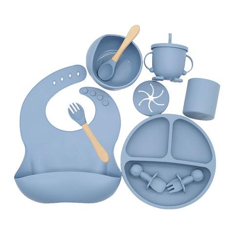 Baby Soft Silicone Feeding Set
