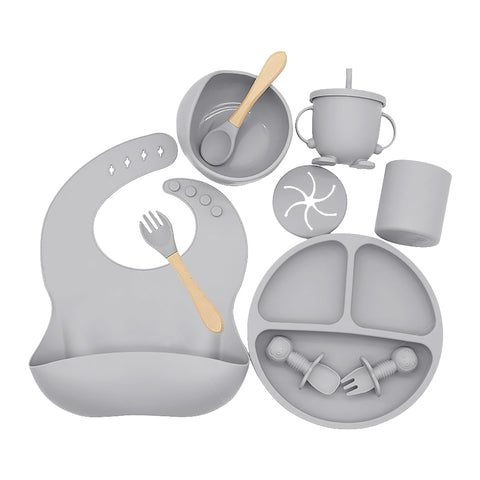 Baby Soft Silicone Feeding Set
