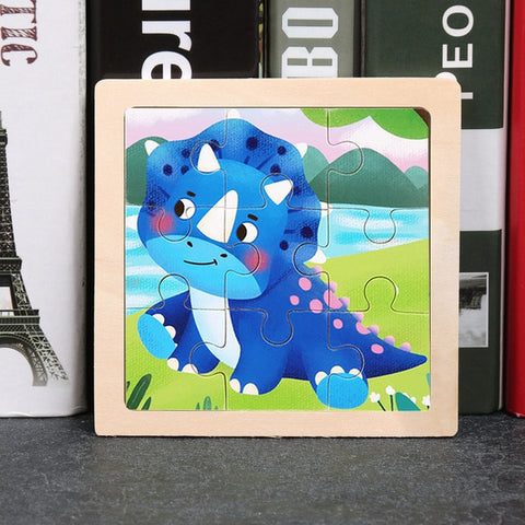 Kids Wooden Animal Puzzle Toys