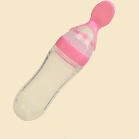 Baby Squeezing Feeding Spoon
