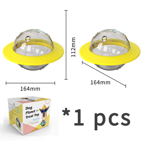 Dog Fun Flying Saucer Food Ball