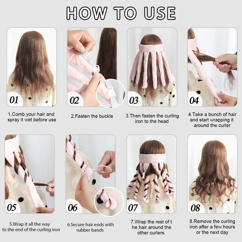 Hair Rollers Heatless Curling Rod