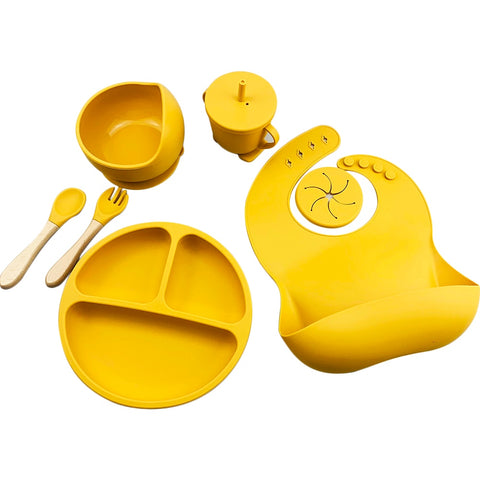 Baby Soft Silicone Feeding Set