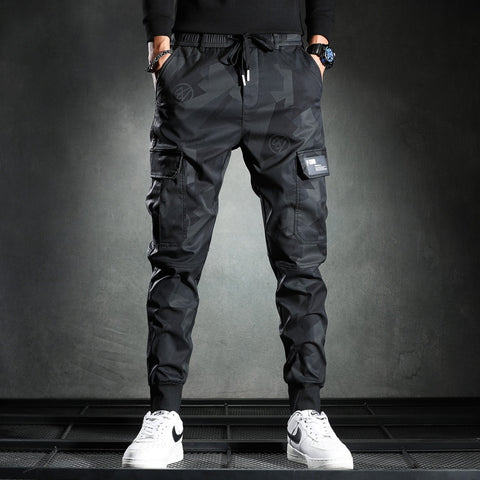 Men Camouflage Elasticity Military Cargo Pants