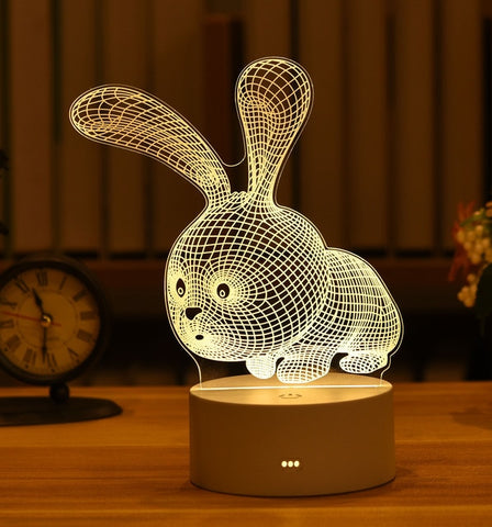 Love 3D Led Lamp