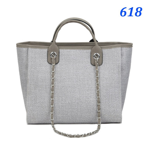 Women  Canvas Large Shopping Handbag