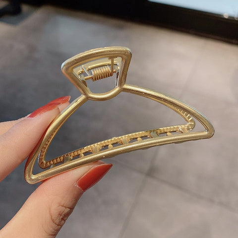 Women Metal Geometric Hair Claw