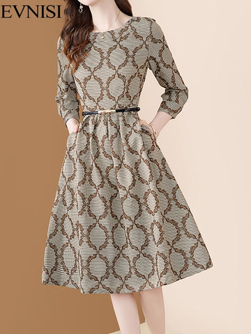 Women Long Sleeve Winter Dress