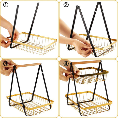 Metal Fruit Basket