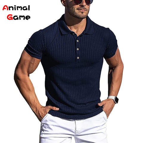 Turn-Down Collar T-shirt
