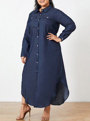 Women's Vintage Shirt Dress