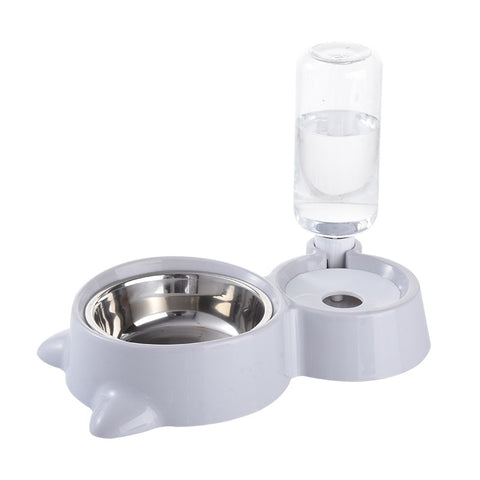 Cat Double Food Bowl