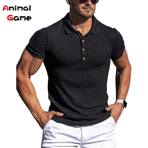 Turn-Down Collar T-shirt
