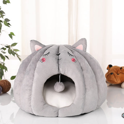 Cat Deep Sleep Winter Bed