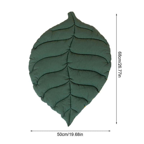 Cat Dog Creativity Leaf Shape Mat