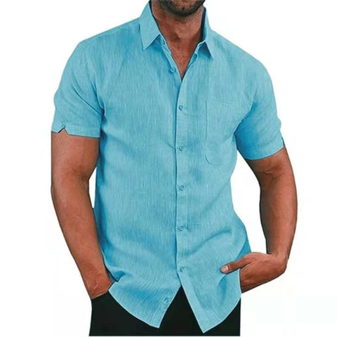 Summer Cotton Linen Shirts