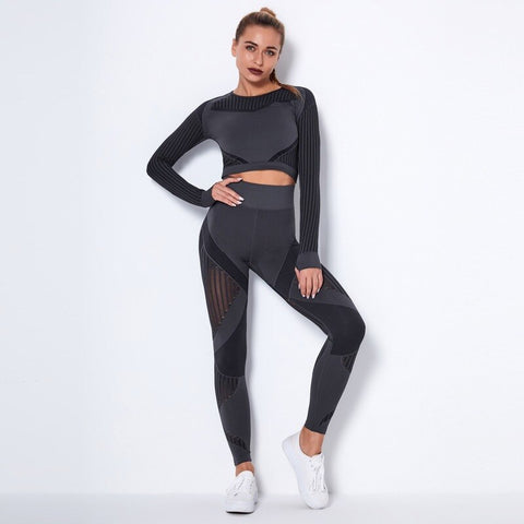 Women's Sports Gym Leggings Sets