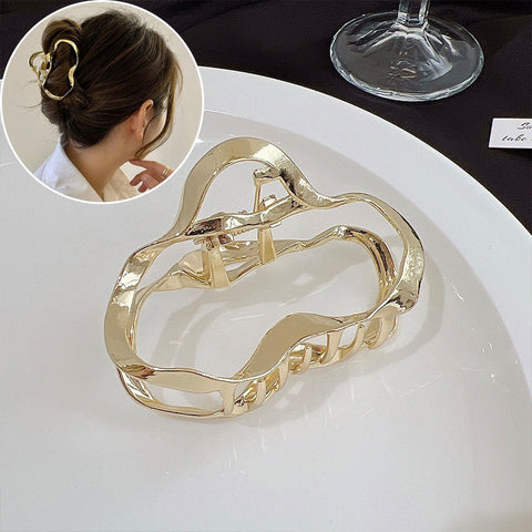 Women Metal Geometric Hair Claw