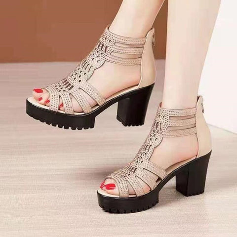 Woman Heels Gladiator Sandals