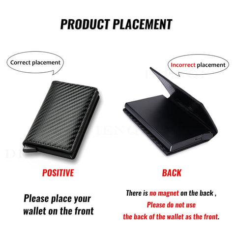 Men Leather Minimalist Wallet