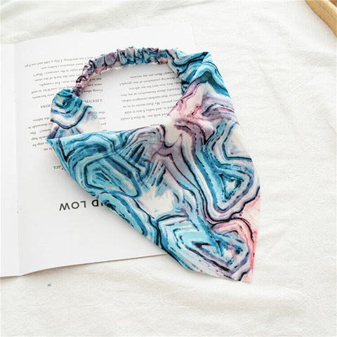 Women Vintage Triangle Head Scarf
