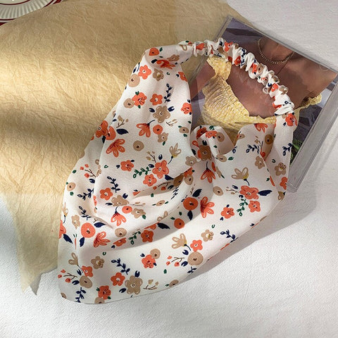 Women Vintage Triangle Head Scarf