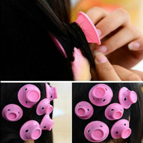 Soft Rubber Hair Care Rollers